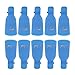 Sanwood® 10Pcs Plastic Acrylic Nail Art Soak Off Clip Cap UV Gel Polish Remover Wrap Nail Tool (Blue)
