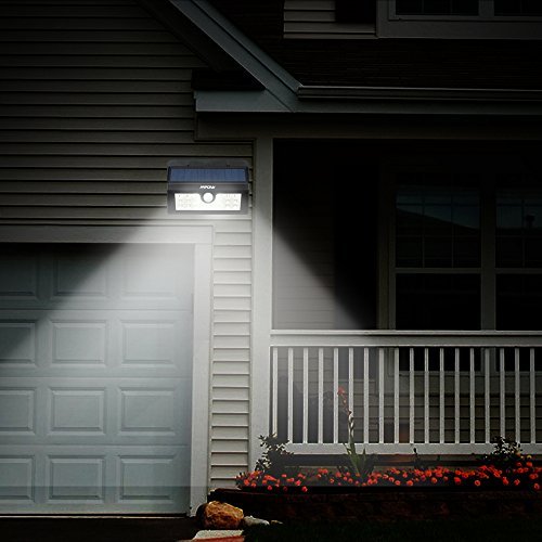 Mpow 2 Stück LED Solarleuchten [3 Intelligente Modi] Mpow 3-in-1 Wireless Wetterfeste Licht Bewegungs Sensor Lampe mit 20 LED für Garten, im Freien, Zaun, Terrasse, Garten, Haus, Auffahrt, Treppen, Außenwand usw. - 7