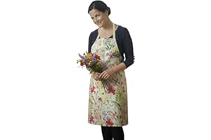 JOLEE TABLECLOTHS Jolee... Fabrics Wipe Clean PVC Coated Aprons - 100% Cotton Oilcloth - Adults and Childrens Sizes - Easy to Clean and Splash Proof Apron