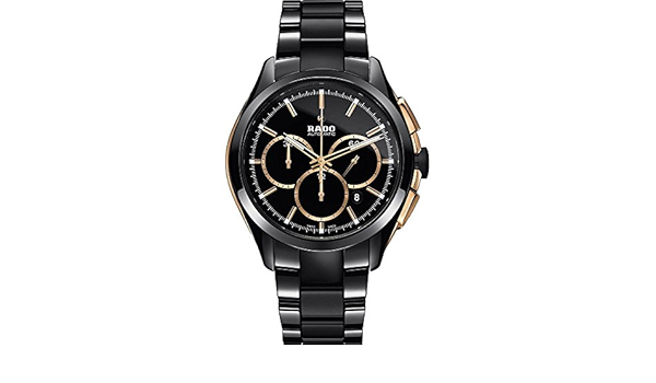 Rado Men's 45mm Black Steel Bracelet Ceramic Case Automatic Watch R32267152  : Amazon.it: Orologi
