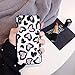 Price comparison product image GUYISJK Iphone Phone Case Mobile Phone Case 8Plus Glass 7P Leopard 6S Slim Personality Creative Xr Street Card Xs Mobile Phone Shell Net Red Xs Fun Mobile Phone Case, 7P 8Plus (5.5) White Black Glas