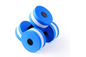 MMCCHB Set di 2 manubri galleggianti, per sport acquatici, per acquagym (rosa, rosso, blu, verde)