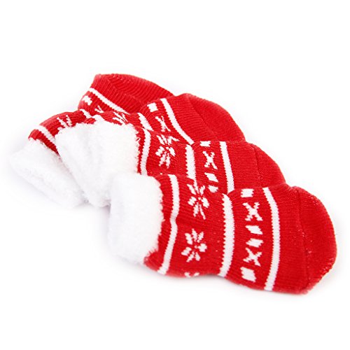 Snowflake-Pattern-Small-Dog-Puppy-Cat-Non-Slip-Socks-with-Paw-Prints-L