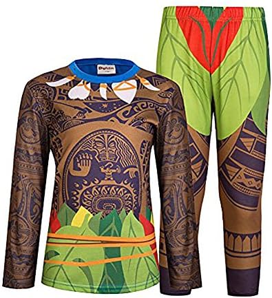DGFSTM Maui Boys Pjs Pajamas Sets for Boy Kids Pyjamas (2-3years, blue long)