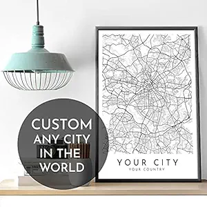 Recollection Trivandrum City Map Art Print Poster A3 Size WITHOUT FRAME Wall Decor for Home Office Restaurant Hotel Interior Decoration (Custom, 12 x 18)