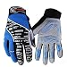 Produktbild mark8shop blau Fahrrad Handschuhe GEL Silikon Full Lange Finger Warm