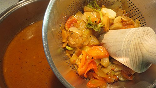 Menax – Edelstahl Küchensieb – Spitzsieb – Abtropfsieb Ø 14 cm - 4