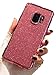 Produktbild Homikon Plating Silikon Hülle KThree-Stage Überzug TPU Tasche Bling Glänzend Glitzer Handyhülle Durchsichtig Kirstall Clear Schutzhülle Case Cover Etui für Samsung Galaxy A6 Plus 2018 - Roségold