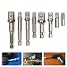 Produktbild Fortag 8 teilig Stecknussadapter Akkuschrauber Stecknuss Adapter Socket Steckschlüssel Nuss Set für Bithalter und Akku Schrauber 1/4", 3/8", and 1/2" Drive