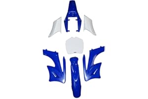 XLYZE Plastic Fender Kits Blue for Chinese 2 Stroke 47cc 49cc Apollo Orion Mini Pit Dirt Bikes