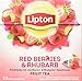 Produktbild Lipton Früchtetee, Erdbeere Himbeere Rhababer Pyramidenbeutel, 20 Stück