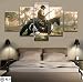 Produktbild MIYCOLOR 5 Stück Leinwand Poster Videospiele Red Dead Redemption 2 Arthur Morgan Gutchs Gang Western Game Wandmalerei Home Decor, 20x35 20x45 20x55