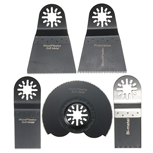 Preisvergleich Produktbild 5Pcs Multi Tool Sgeblatt Zubehr Kit Oszillierende Multi