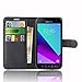 Produktbild Samsung Galaxy Xcover 4 Hülle , Anzhao PU Ledertasche Brieftasche Schutzhülle für Samsung Galaxy Xcover 4 Hülle (Schwarz)