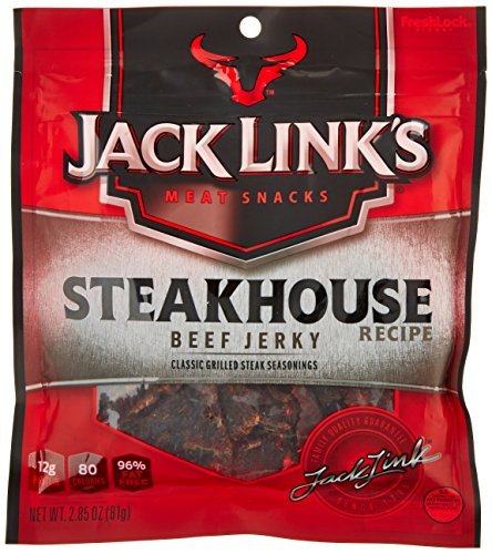 Jack Links Beef Jerky, Steakhouse, 2.85 Ounce (pack of 4) by Jack Links