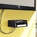 Onlineshoppee Wooden Beautiful Design Set top box Wall Shelf Colour-Black RS.498.00