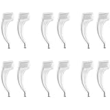 WINOMO 20 Paar weiche Silikon-Brillen-Anti-Rutsch-Ohr-Pads (Transparent)