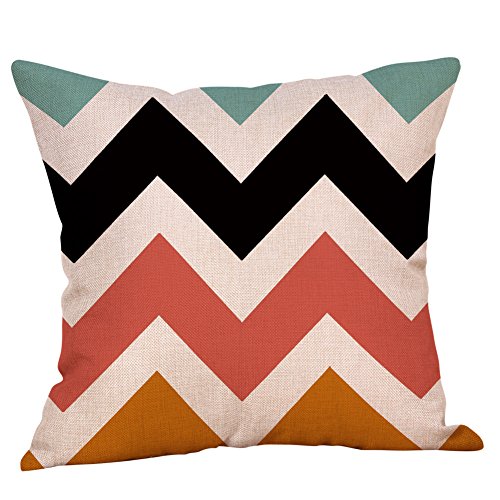 Preisvergleich Produktbild DOGZI Kissen Bettwäsche Weihnachten Sofa Dekokissen Kissen Weihnachten - Geometrische Printed Cotton Leinen Dekokissen Cases Sofa Kissenbezug Home Decor