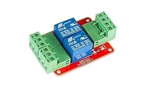 SunFounder DC 5V Power Supply 2 Channel Relay Module with Optocoupler High Level Triger expansion board