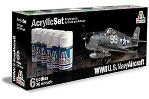 Italeri 510000439 - Color Set For Wwii U.S. Navy Aircraft