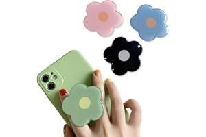KEWUF 4 Pcs Jolis Motifs Floraux en Acrylique pour Téléphone Portable Support pour Téléphone Portable Poignée pour Téléphone Portable Support pour Téléphone Portable Coloré et Varié