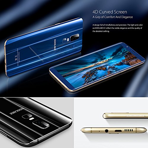 KOOLNEE K1 4G LTE Smartphone 6 Zoll 18: 9 FHD + Display, Octa-Core 4GB RAM+64GB ROM 16MP + 2MP Dualhauptkameras Fingerabdruck-ID 3190mAh Akku,Band 20 Dual SIM Ohne Vertrag