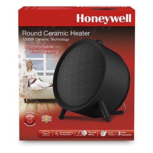 Honeywell Runder Keramikheizer, 1 Stück, schwarz, HCE200BE4 - 7