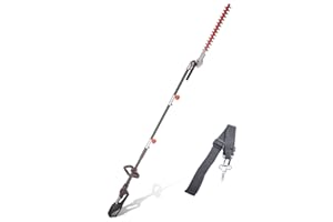 Scheppach Taille-Haie Electrique TPH900 | Outil de jardin 900W | Longueur totale de 2,5m | Rallonge Télescopique | Ø de coupe 15mm | Idéal pour les haies, les arbustes de grande taille et les buissons