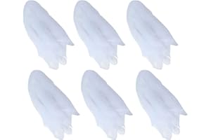 Hoerev Juggling Danse des Foulards Lot de 6 (60cmx60cm),6 Blanc