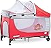 Produktbild Caretero Grande Kinderbett Reisebett Kinderreisebett Babyreisebett, Red