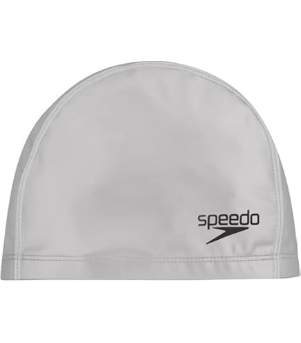 Bonnet De Bain Speedo Silicone Pour Cheveux Longs - Unisexe - Sans Latex - Bleu