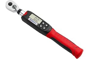 ACDelco ARM601-3 digital momentnyckel 1 cm (5-50 Nm) med larm och LED-blixtavisering – ISO 6789-standarder med kalibreringsce