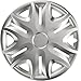 Price comparison product image Sakura SPIRIT13 Wheel Trim Universal Fit (Set Of 4), Grey, 13 Inch