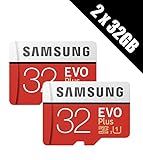 micro sd 32gb kaufen 2 x 32 GB Samsung EVO Plus microSDHC-Speicherkarten