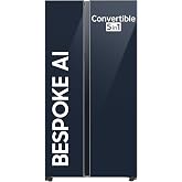 Samsung 653 L, 3 Star, Bespoke AI, Glass Door, Frost Free, Double Door ...