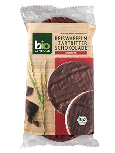 Preisvergleich Produktbild biozentrale - Bio Reiswaffeln Zartbitter - 100g