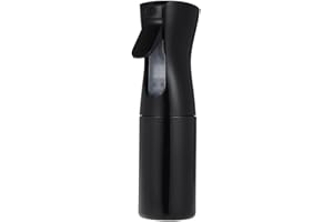 WALORY Anself Botella Frasco de Spray Pulverizador de Agua para Peluquería para Salón (150ml, negro)