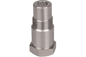 MIKIULY Sensore Ossigeno Extender, M18x1,5 Emulatore Sonda, Emulatore Sonda Lambda, O2 Sensore Extender, Lmpianto di Scarico Auto Accessori, Adattatore in Acciaio Inossidabile per Automobile