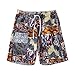 Produktbild Herren Badehose Sommer Badeshorts 3D Print Grafik Strand Surf Board Shorts
