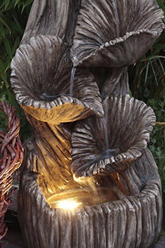 Gartenbrunnen Madera mit LED Beleuchtung Springbrunnen Brunnen Wandbrunnen SB-105 - 8