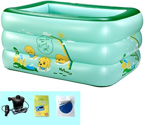 Inflatable bathtub, Child Collapsible Swimming pool Thickening Household Baby Tub ( Color : #1 )