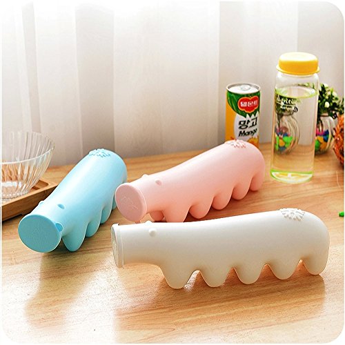 Qearly Eisbaer Muster Kunststoff Eiswuerfelbereiter Eiswuerfel Form Aus Glas Ice Tray Eiswuerfelbehaelter Eiswuerfelschalen Mit Deckel-Weiss - 2