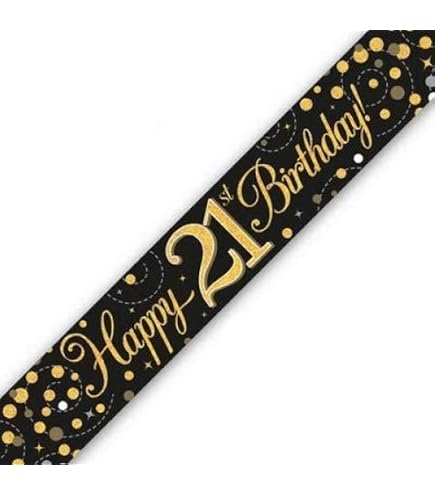 Olivia Samuel 20 Inviti Per Festa Di 21° Compleanno – Formato A6 Con Buste – Cartoncino 300 G/m², Nero E Oro - 3