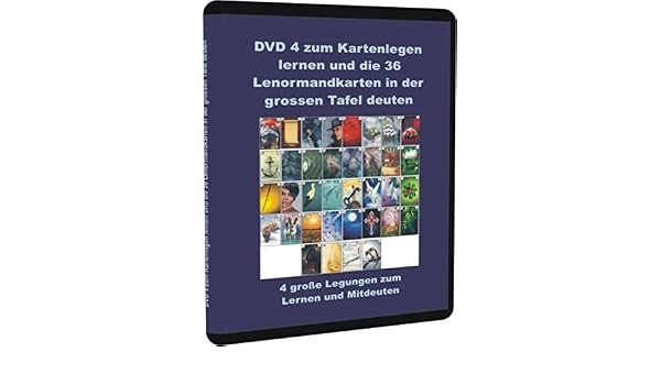 Dvd 4 Zum Kartenlegen Lernen Und Die 36 Lenormandkarten In Der