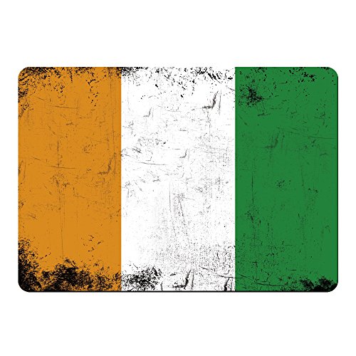 Preisvergleich Produktbild Mousepad Fahne Retro Elfenbeinküste farbig