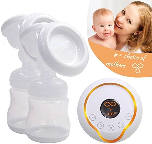 Electric Breast Pump, ReDDa Rechargeable Breastfeeding Pump with Double Pumping,LCD Display, 2 Phase Technology and 9 Adjustble Suction