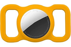 Sichy Llaveros AirTag Funda Protectora, Airtag Funda Protectora,Airtag-Collar de Perro Funda Protectora de Silicona para el Collar de Perro y Gato de Apple airtag GPS Finder