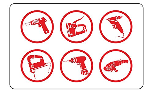 Groß, leer Fall für elektrische Werkzeuge - 6