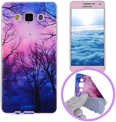 Silingsan Silicone Case for Samsung Galaxy A3 2015 SM-A300F TPU Rubber Gel Cover Ultra Slim Thin Phone Skin Soft Flexible Shell Anti-Scratch Anti-Shock Protective Bumper - Colourful Sky