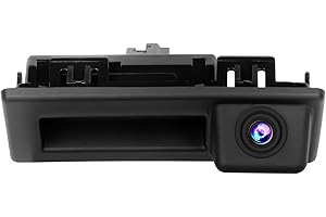 Hikity AHD kamera cofania z kablem wideo 6 m, 12 V kamera samochodowa z noktowizorem, wodoszczelność IP67, szeroki kąt widzenia 170°, kamera cofania do VW Tiguan, Touran, Sharan, Skoda Octavia Audi A4